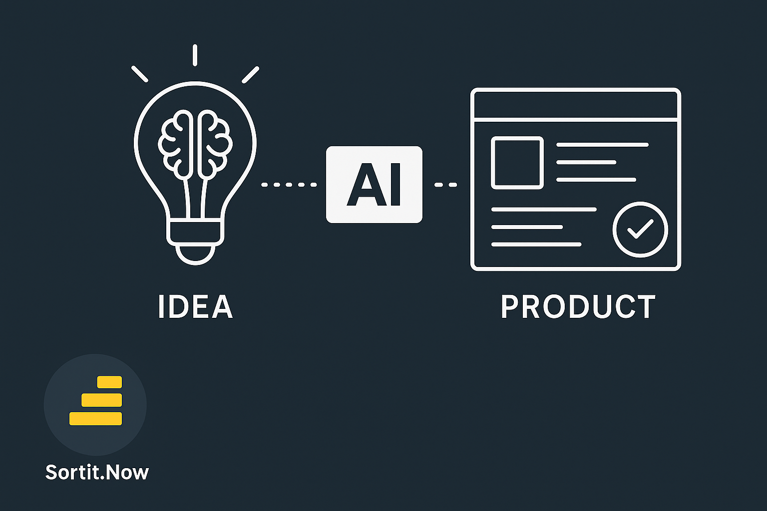 The first prompt - AI development interface